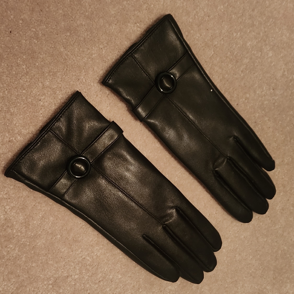 Dark Dark Brown Leather Gloves Dark Dark Brown Leather Gloves